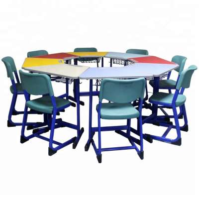 colorful hot seeling   desk and chair smart Classroom Furniture