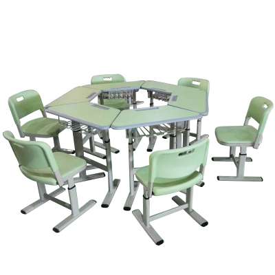 Wholesale Open Classroom Furniture/School desk and chair for Students